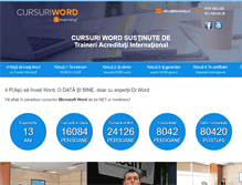 Tablet Screenshot of cursuri-word.ro